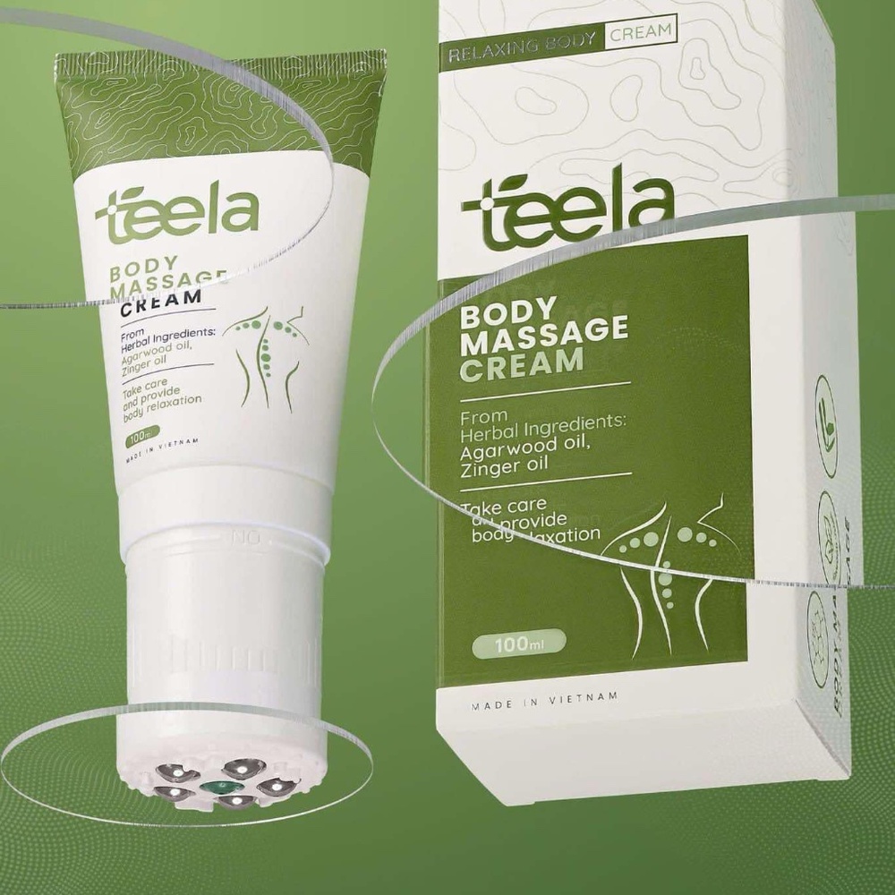 5 heads body massage cream